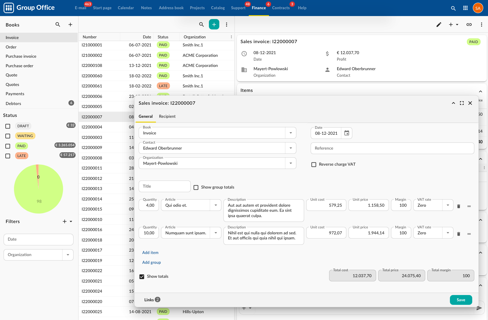 Probieren Sie Group-Office 6.7 jetzt zum Testen aus