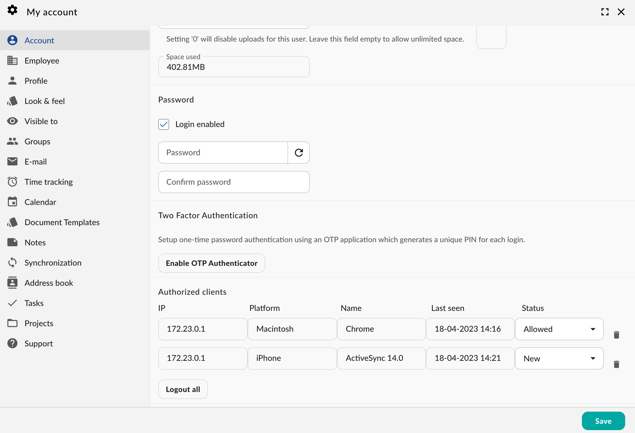 2-Factor authentication clients