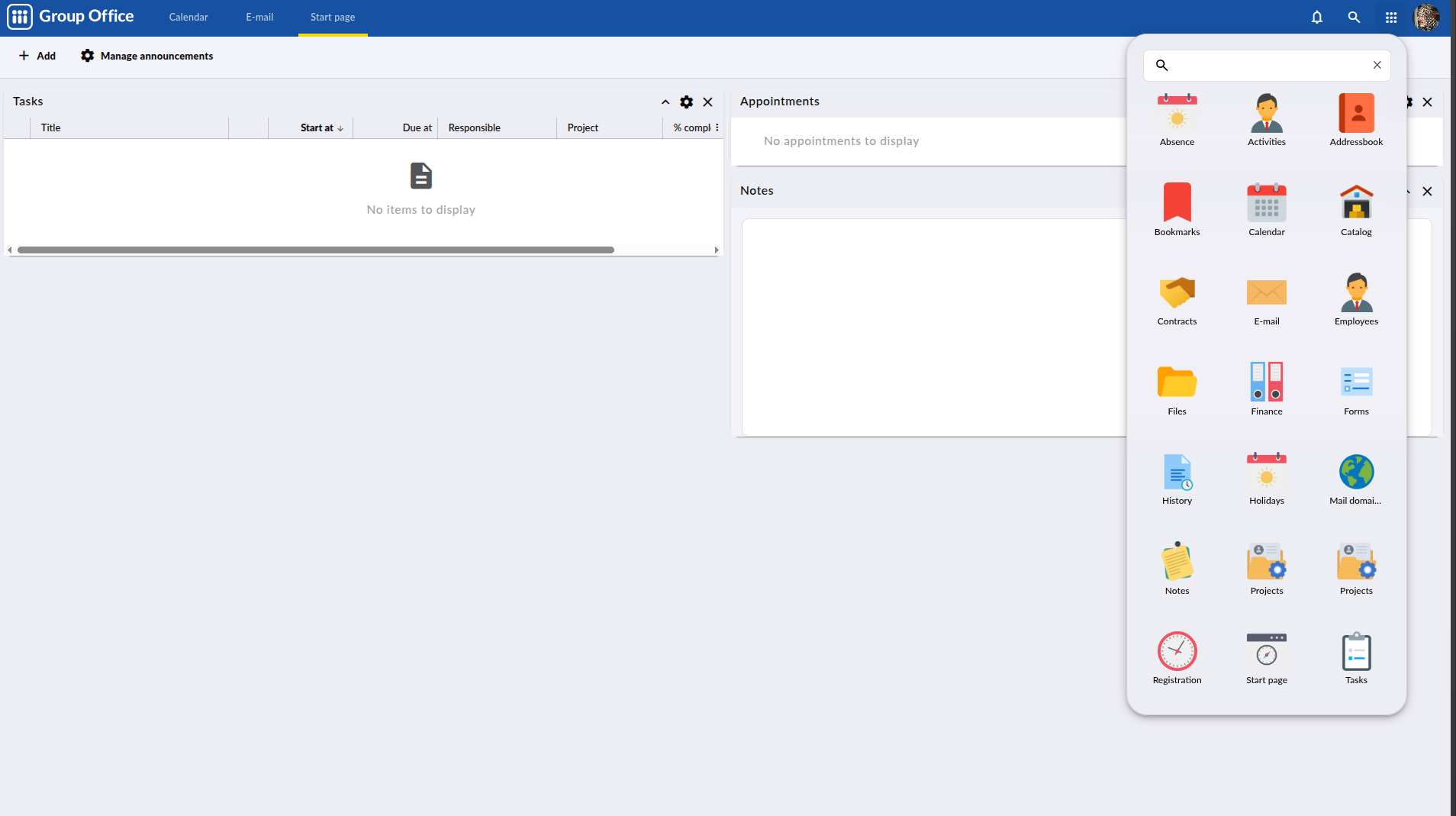 Group-Office Version 26.1 Preview 
